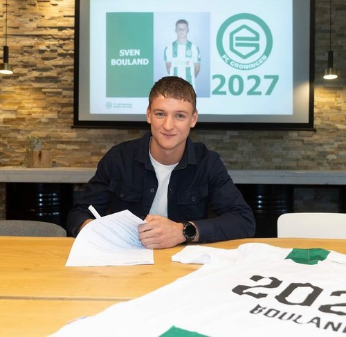 Sven Bouland tekent contract bij FC Groningen