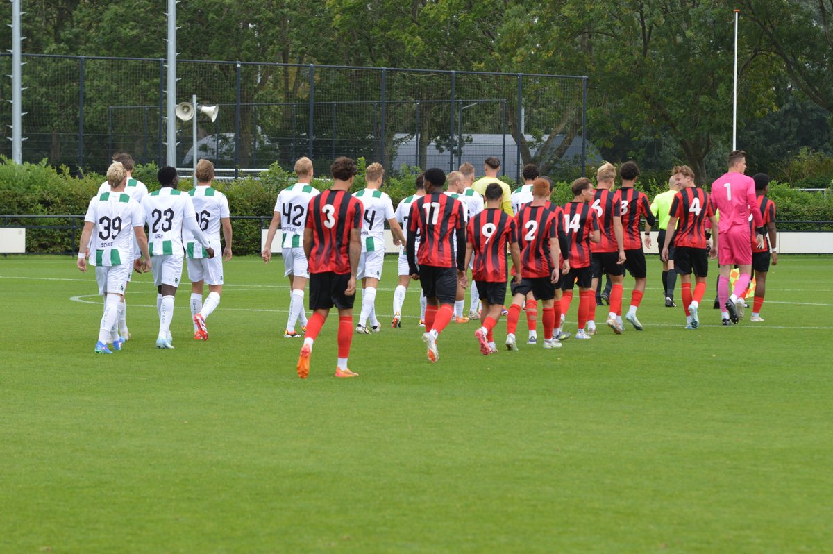 FC Groningen o21 geeft een 2-0 voorsprong weg tegen FC Twente/Heracles o21