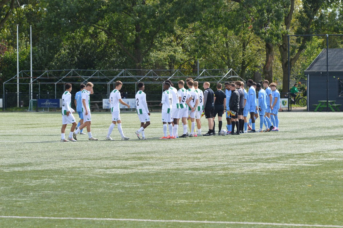 FC Groningen o19 verliest derde wedstrijd op rij   foto's en video