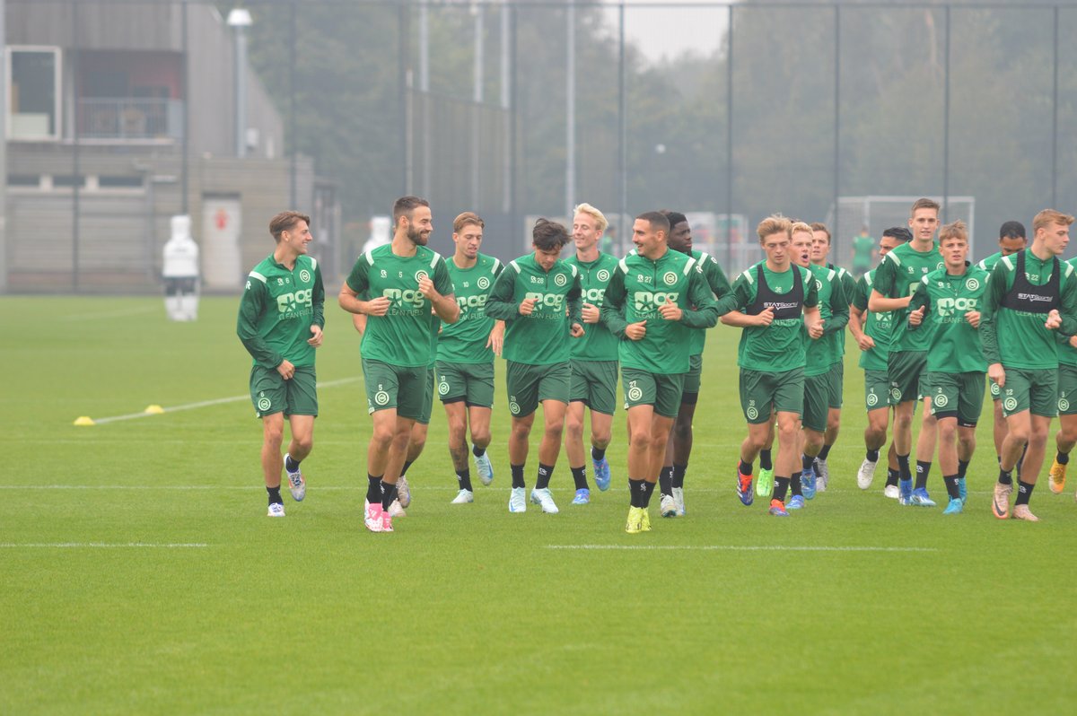 Foto's training FC Groningen vandaag