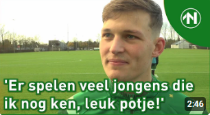 Thijs Oosting wil meer minuten maken, interview Stefan Bleeker