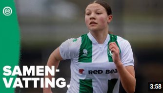 Samenvatting: FC Groningen MO17 - SV Bedum O15